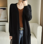 Longline Open-Front Cardigan — Women's
