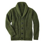 Shawl Collar Cardigan — Men's