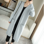 Longline Open-Front Cardigan — Women's