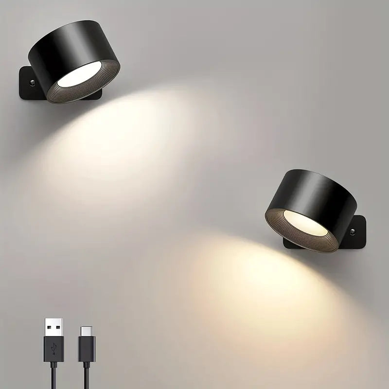 LumaCirkel – Oplaadbare Ronde Wandlamp