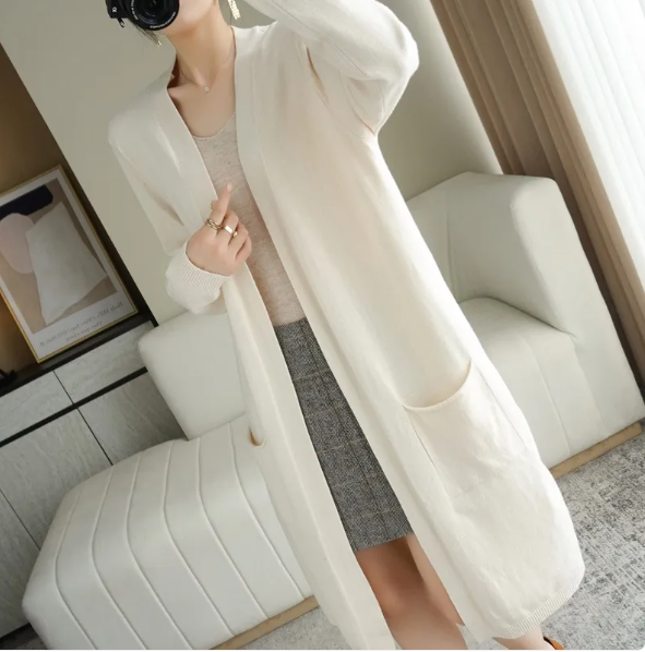 Longline Open-Front Cardigan — Women's