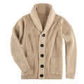 Shawl Collar Cardigan — Men's