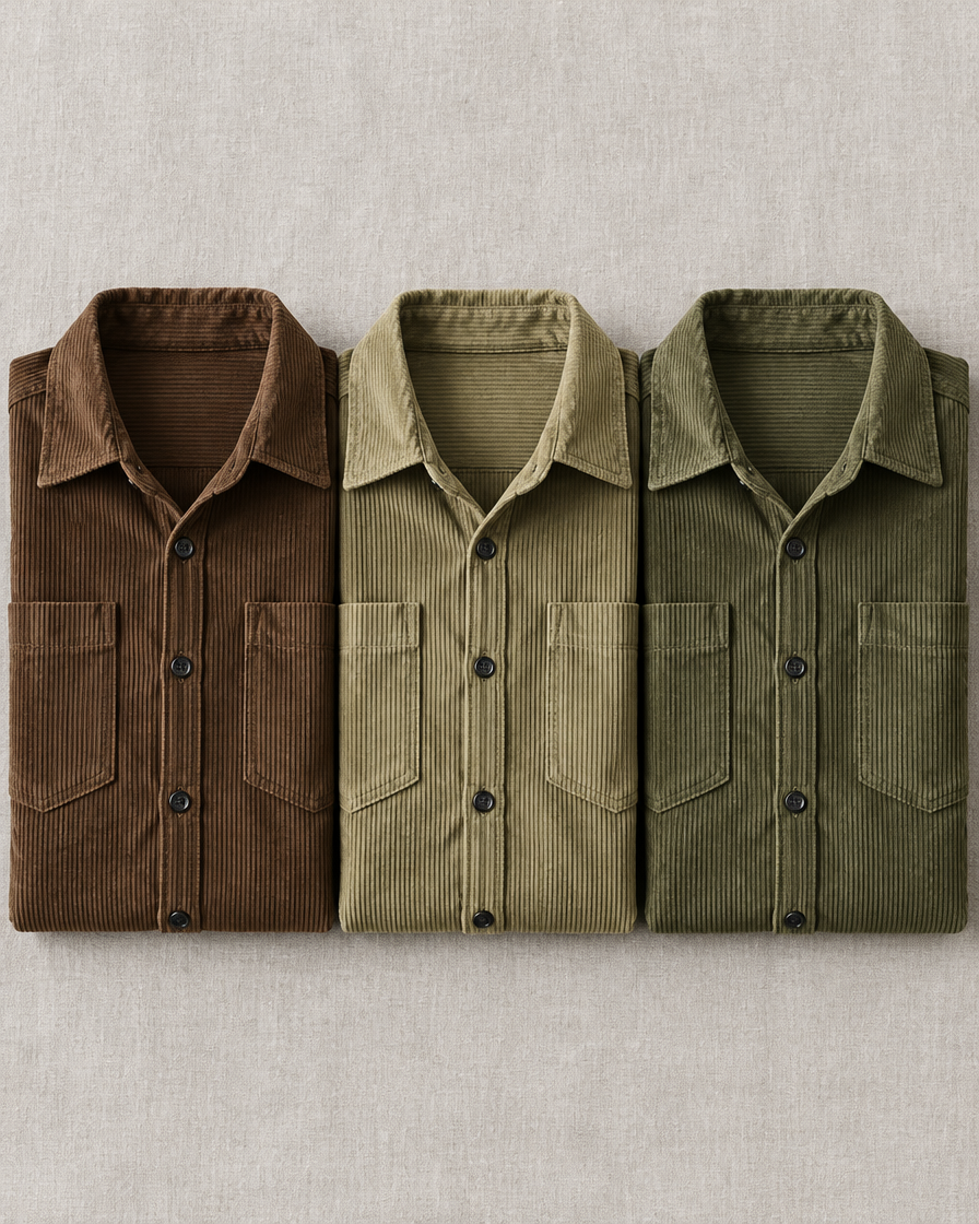 cord-2 Corduroy overshirt flat lay (AI)