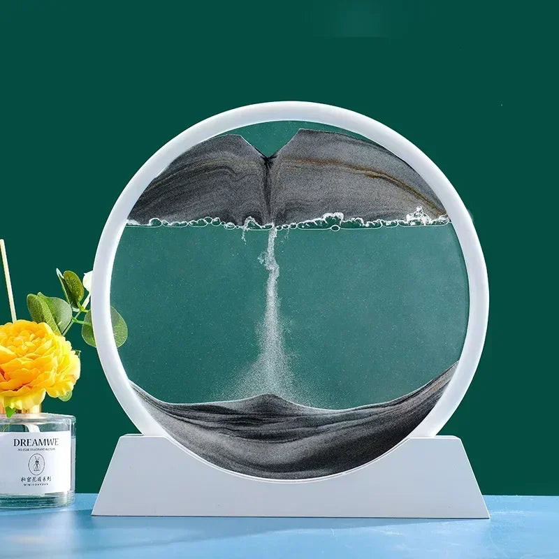 LuminaFlow – Magische Zandloperlamp