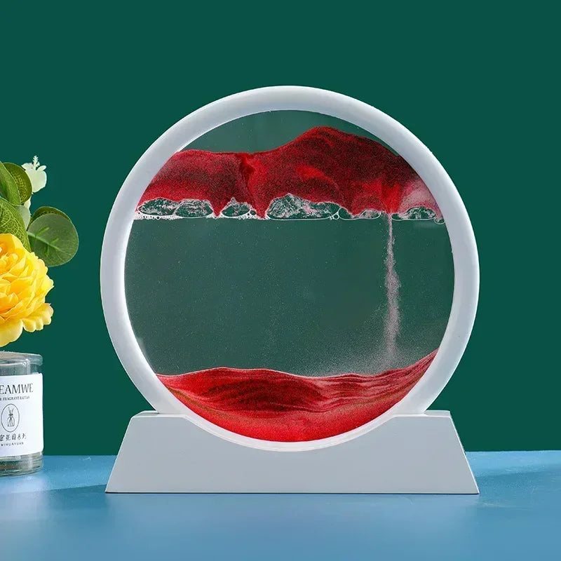 LuminaFlow – Magische Zandloperlamp