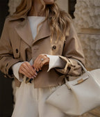Korte trenchcoat dames